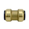 Tectite By Apollo 1 in. Brass Push-to-Connect Coupling FSBC1